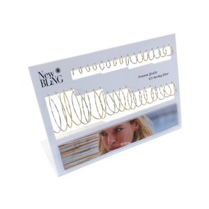 New Bling Display with 18 pairs of earrings