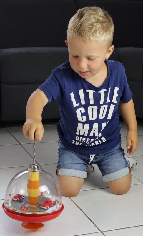 Brandweerpanoramatol voor kinderen, met geluid en bewegende elementen, Ø 19 cm