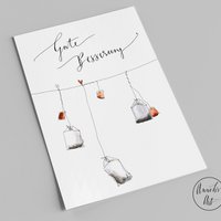 Postcard | Get well soon tea bags