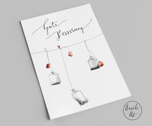 Postcard | Get well soon tea bags