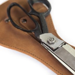 All Purpose scissors with leather sleeve, Brut Homeware