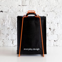 HELSINKI paper bag holder orange