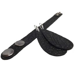 Pendientes de cuero 'Gotas de Alegría', Best Black