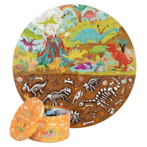 Boppi – coole Dinosaurier – rundes Puzzle – 150 Teile