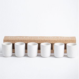 Nature Shape White Espresso Coffee Cup 50ml