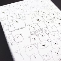 Wrapping paper polar bear gang