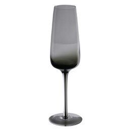 Tall, gray champagne glass with a diameter of 7 cm and a height of 23 cm.