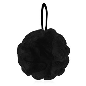 Net sponge with cord, color: black