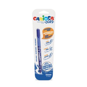 Carioca Oops erasable pen 0.7mm blue
