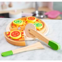 Pizza-Spielset aus Holz