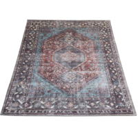 Rug Madel Red / Blue 160 x 230 cm