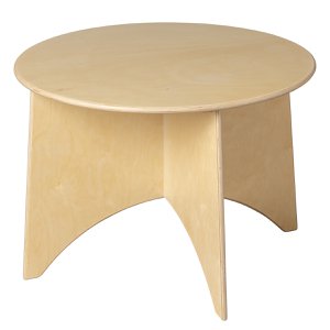 Pertina - Van Dijk Toys houten ronde kinder tafel Apollo voor Kleuters - Ø75 cm hoogte 60 cm