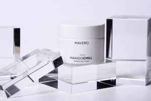 MANGOCHILL - kühlende Gesichtsmaske mit Mango-Extrakte, Traubenkernöl, Vitamine A-E und Panthenol