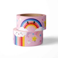 Washi tape Wolk Regenboog