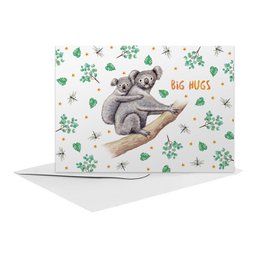 10 tarjetas de felicitación Take Care - juego con sobre incluido - tarjetas dobladas en una caja - formato A6 - ilustraciones pintadas por Mies