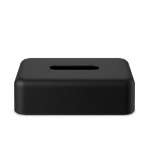 Rectangle Tissue Box Cover - Black