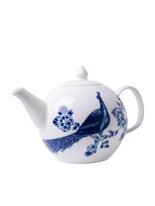 Theepot Paauw Blauw