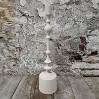 Lara candle mat wit 9x40cm (75722)