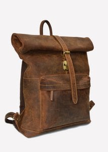 Vintage Roller Backpack large leather 1671-25