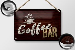 Targa in latta con scritta 18x12 cm Decorazione Bar Caffetteria