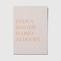 24 hours - A6 postcard