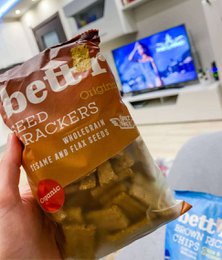 Seed Crackers Wholegrain, organic, Bett'r, 150g