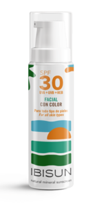 Facial tinted mineral sun cream SPF30 BIO&VEGAN