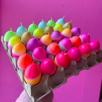Dip Dye Eggs * Tray neon