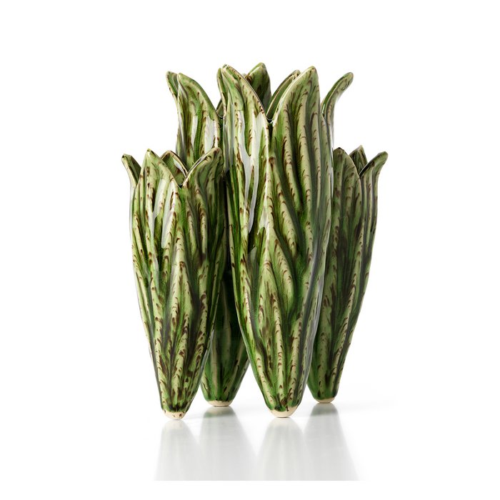 De Tulpenbladvaas - Bosgroen