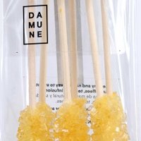 Sugar Candy Sticks Saffron 6Stk.