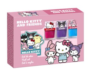 HELLO KITTY - Nagellak Set (3x4,5ml) + Nagelvijl