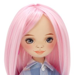 Soft toy, Sweet Sisters - Billie in a Plaid Shirt + bonus accessories set (35cm)