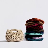 “Nadia is back!” crochet  handbag crème 