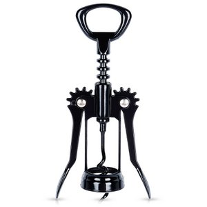 Kurkentrekker metaal zwart 16 cm