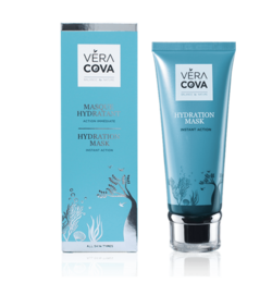 Hydrating face mask with blue-green algae and sea minerals for instant hydration and nourishment.
