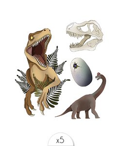 Tijdelijke tattoo: Jurassic