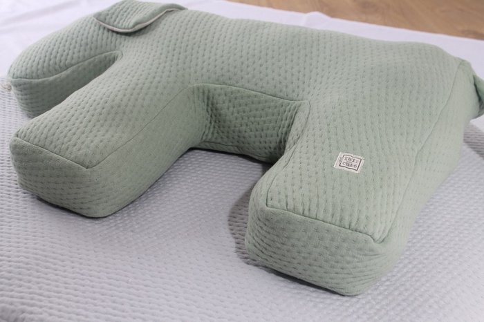 Voedingskussen Buddy light grey - Soft Dots