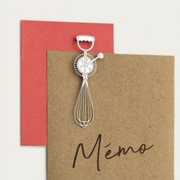 Tarjeta de 3 imanes metálicos de cocina