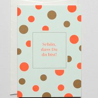 Dankeskarte Schön, dass Du da bist!