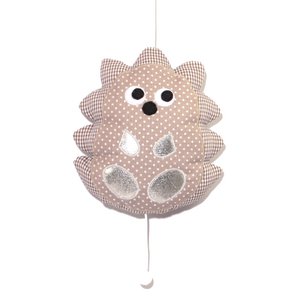 Spieluhr Igel Taupe