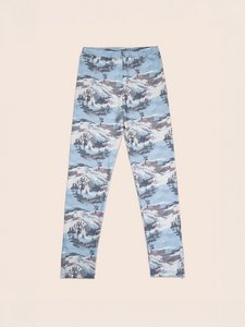 Forfait Ski Print Blue Tights