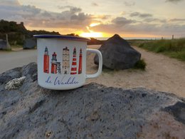 WADDEN LIGHTHOUSES CANDLE IN A CUP
