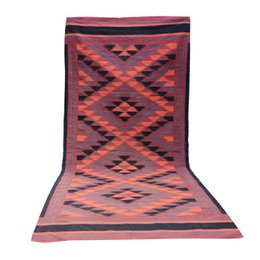 Tapis Kilim Tapisserie Vintage en Laine