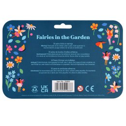 Ohrringe zum Aufkleben – Feen im Garten