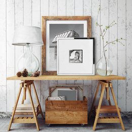 EDZARD photo frame Ribera for photo 13 x 13 cm, total size 35 x 35 cm, silver-plated, tarnish-resistant