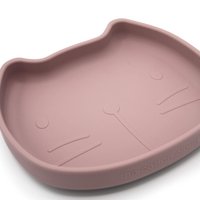 Silicone dish with suction Pippa Dusty Mauve