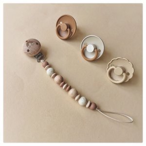 Pacifier Cord Boho Beige