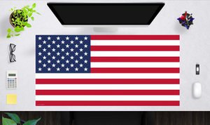 USA flag - desk pad 100 x 50 cm
