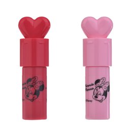 Duo Baume à Lèvres & Gloss Minnie avec Porte-clés Cœur