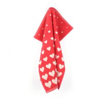 Bunzlau Castle Handdoek Hearts Rood